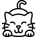 Cute cat logo